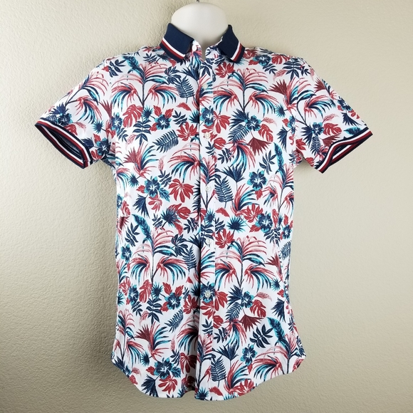 Zara Other - NWT Zara Man Floral button shirt